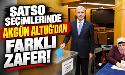 SATSO seçimlerinde Akgün Altuğ'dan farklı zafer!