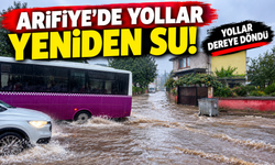 Arifiye’de yollar dereye döndü