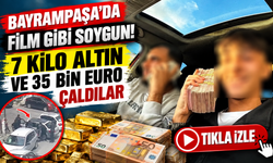 Bayrampaşa’da film gibi soygun! 7 kilo altın ve 35 bin euro çaldılar