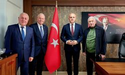 Melih Uyar ve Yavuz Müftüoğlu’ndan Müdür Başer’e ziyaret