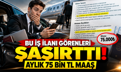 Bu iş ilanı görenleri şaşırttı! Aylık 75 bin TL maaş