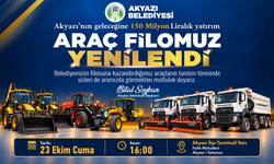 Akyazı Belediyesi 150 Milyon liralık araç filosunu tanıtacak