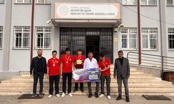 Tebrikler çocuklar! TEKNOFEST'de birinci oldular...