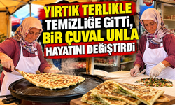 Yırtık terlikle temizliğe gitti, bir çuval unla hayatını değiştirdi