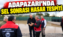 Adapazarı’nda sel sonrası hasar tespiti