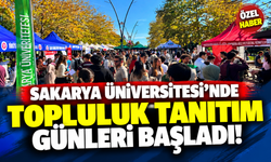 SAÜ Öğrenci Toplulukları Tanıtım Günleri Başladı!