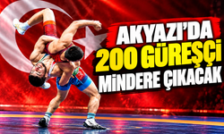 Akyazı'da 200 güreşçi mindere çıkacak