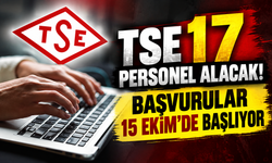 TSE 17 personel alacak! Başvurular 15 Ekim'de başlıyor