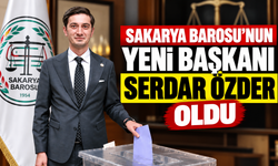 Sakarya Barosu’nun yeni başkanı Serdar Özder oldu