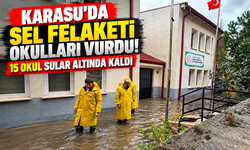 Karasu'da sel felaketi okulları vurdu! 15 okul sular altında kaldı
