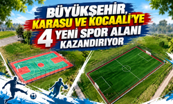 Karasu ve Kocaali’ye 4 yeni spor alanı geliyor