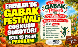 Erenler'de Gabak Festivali coşkusu sürüyor! İşte 19 Ekim programı