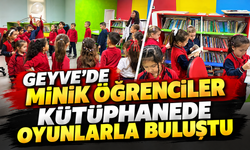 Geyve'de minik öğrenciler kütüphanede oyunlarla buluştu!
