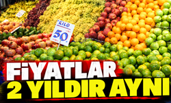 Katlı Pazar’da kış meyveleri tezgâhta