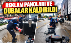 Reklam panoları ve dubalar kaldırıldı