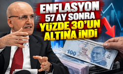 Enflasyon 57 ay sonra yüzde 30'un altına indi
