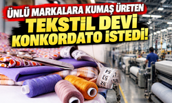 Ünlü markalara kumaş üreten tekstil devi konkordato istedi!