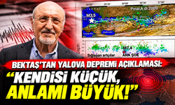 Bektaş'tan Yalova depremi açıklaması: "Kendisi küçük, anlamı büyük!"