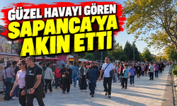 Sapanca'ya turist akını!