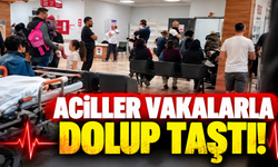 Sakarya'da çocuk acil servisinde gece yoğunluğu!
