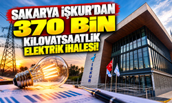 Sakarya İŞKUR'dan 370 bin kilovatsaatlik elektrik ihalesi!