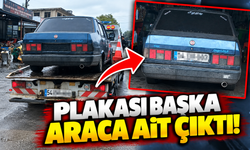 Şahin timleri sahte plakayla yakaladı!