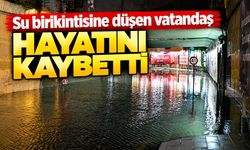 Su birikintisine düşen vatandaş hayatını kaybetti