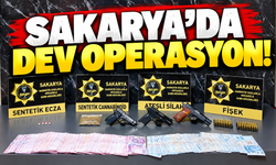 Sakarya'da dev operasyon! 14 şüpheli hedef alındı