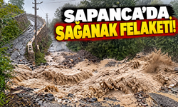 Sapanca'da sağanak felaketi!