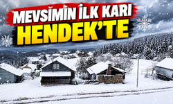 Sakarya'ya mevsimin ilk karı yağdı! Yaylalar beyaza büründü