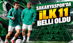 Sakaryaspor'un ilk 11'i belli oldu!