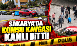 Sakarya'da komşu kavgası kanlı bitti!