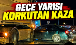 Adapazarı'nda kamyon ile otomobil çarpıştı!