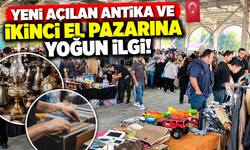 Serdivan'da yeni açılan antika ve ikinci el pazarına yoğun ilgi!