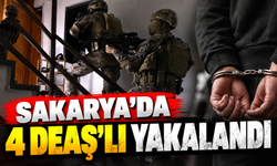 Sakarya'da 4 DEAŞ'lı yakalandı