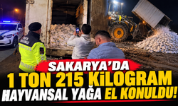 Sakarya'da 1 ton 215 kilogram hayvansal yağa el konuldu!