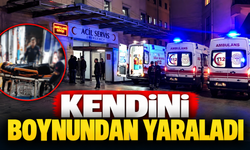Erenler'de korkutan olay! Boynundan yaralandı