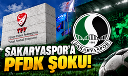 Sakaryaspor'a PFDK şoku!