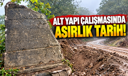 Sakarya'da altyapı kazısında tarihi keşif!