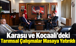 Karasu ve Kocaali'deki tarımsal çalışmalar masaya yatırıldı