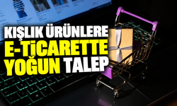 Kışlık ürünlere e-ticarette yoğun talep
