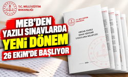 MEB'den yazılı sınavlarda yeni dönem: 26 Ekim'de başlıyor