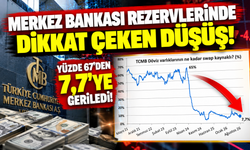 Merkez Bankası rezervlerinde dikkat çeken düşüş: Yüzde 67'den 7,7'ye geriledi!