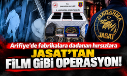 Arifiye’de fabrikalara dadanan hırsızlara JASAT’tan film gibi operasyon!
