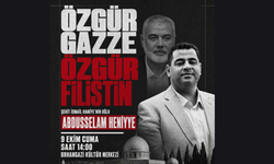 “Özgür Gazze, Özgür Filistin” programı Sakarya’da düzenlenecek