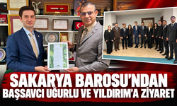 Sakarya Barosundan Başsavcı Uğurlu ve Komisyon Başkanı Yıldırım'a ziyaret