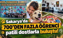 Sakarya’da 700’den fazla öğrenci patili dostlarla buluştu!