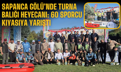 Sapanca Gölü’nde turna balığı heyecanı: 60 sporcu kıyasıya yarıştı