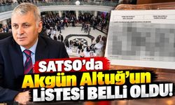 SATSO’da Akgün Altuğ’un listesi belli oldu!