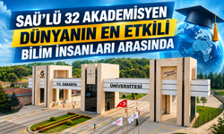 SAU’lü 32 Akademisyen Dünyanın En Etkili Bilim İnsanları Arasında